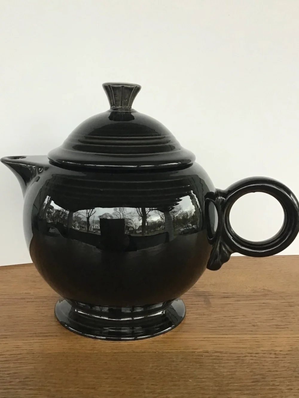Vintage Fiesta Black Teapot with Lid Excellent Condition Fiestaware